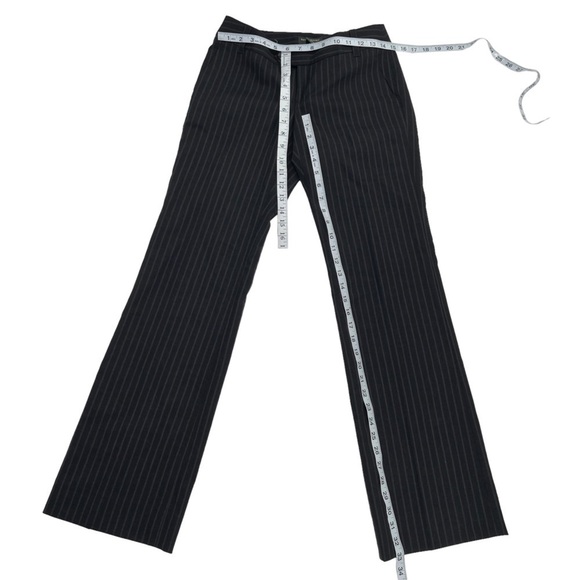 Banana Republic Black Striped Sculpted Boot Cut Pants Size 0 Women’s - Picture 4 of 6